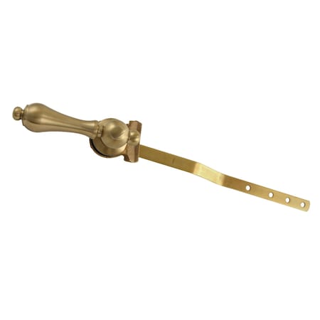 Kingston Brass KTAL37 Toilet Tank Lever (Front Mount), Brushed Brass KTAL37
